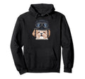 Funny Motorcycle Helmet Shih Tzu Hoodie - Unique Graphic Unisex - T-Shirt, Sweatshirt, Hoodie