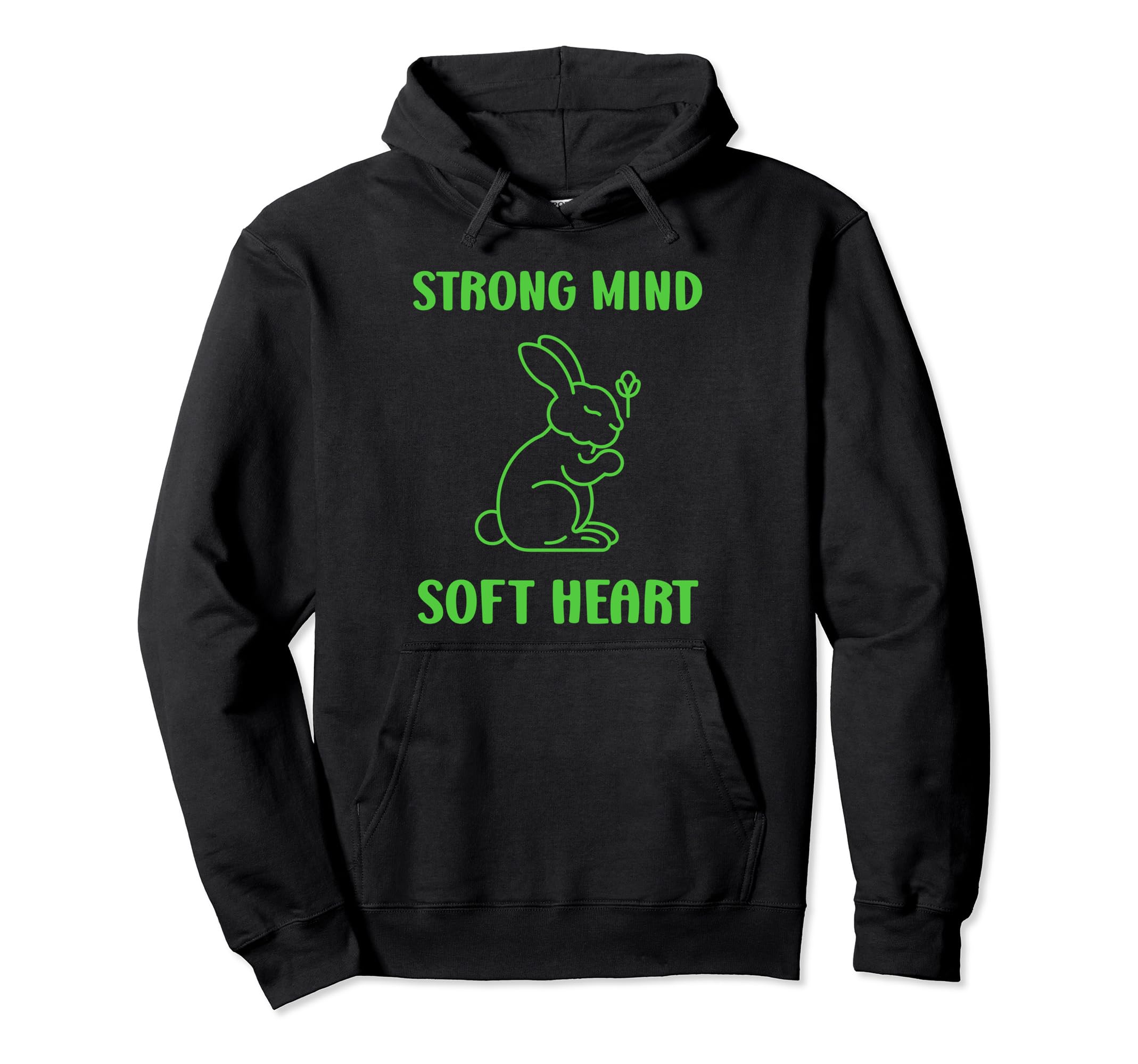 Animal Strong Mind Soft Heart Mental Hoodie - Fun Novelty Design Unisex - T-Shirt, Sweatshirt, Hoodie