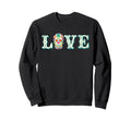 Love Sugar Skull Sweatshirt - Fun Novelty Design Unisex - T-Shirt, Sweatshirt, Hoodie
