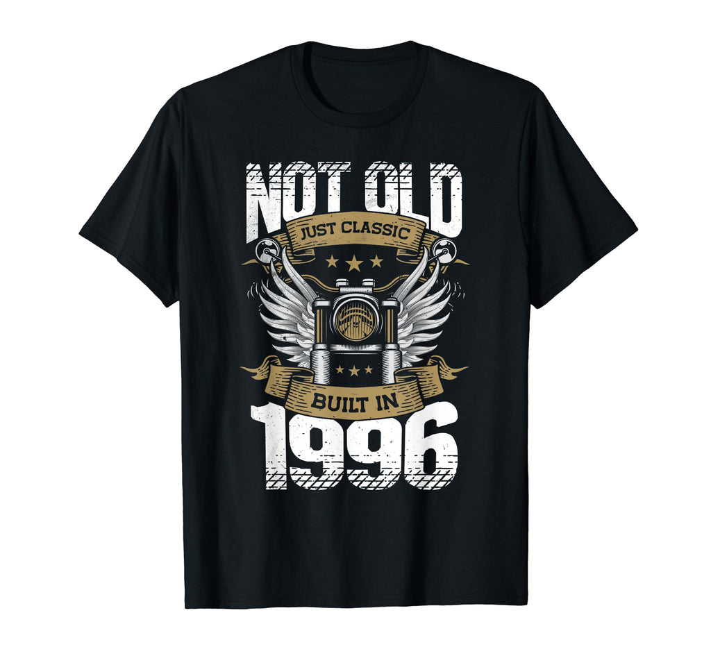 Motorcycle Biker Birthday Built 1996 T-Shirt - Custom Art Print for Adults - T-Shirt, Sweatshirt, Hoodie