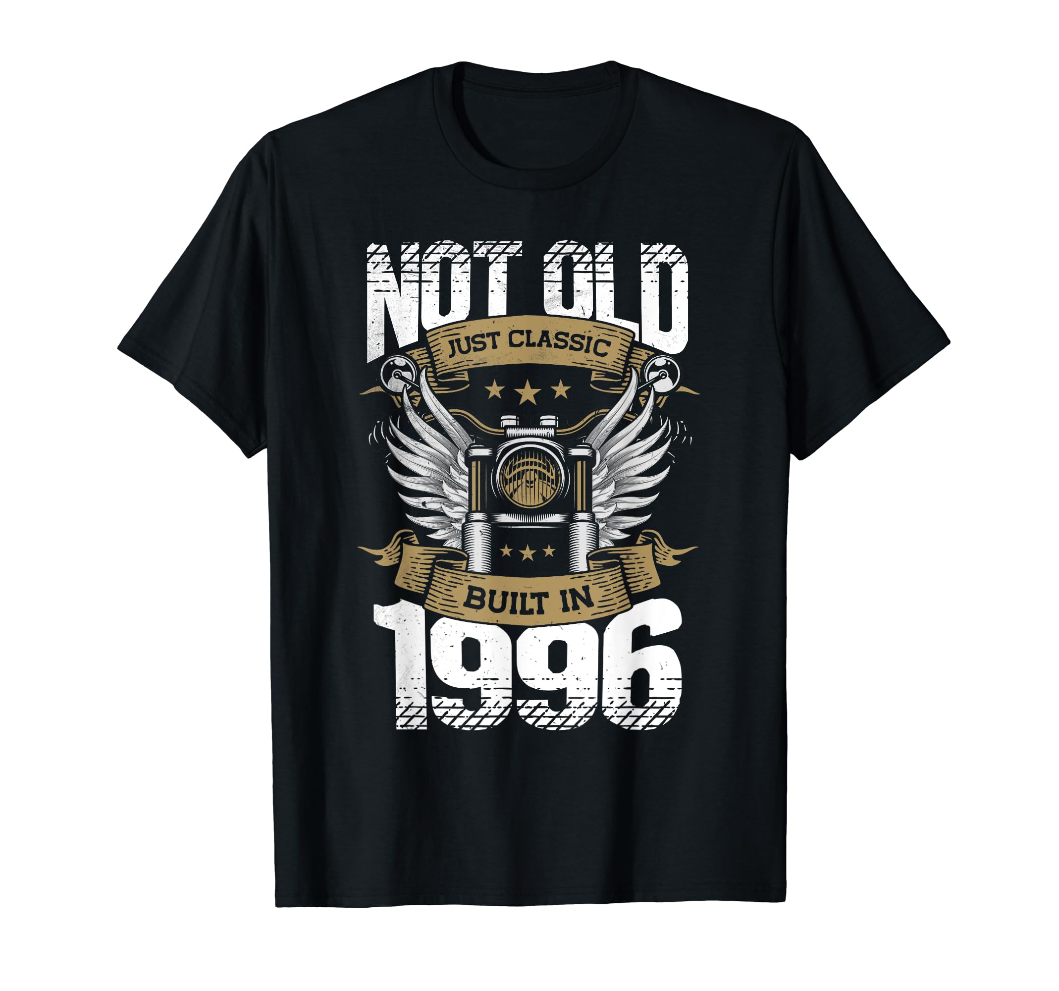 Motorcycle Biker Birthday Built 1996 T-Shirt - Custom Art Print for Adults - T-Shirt, Sweatshirt, Hoodie