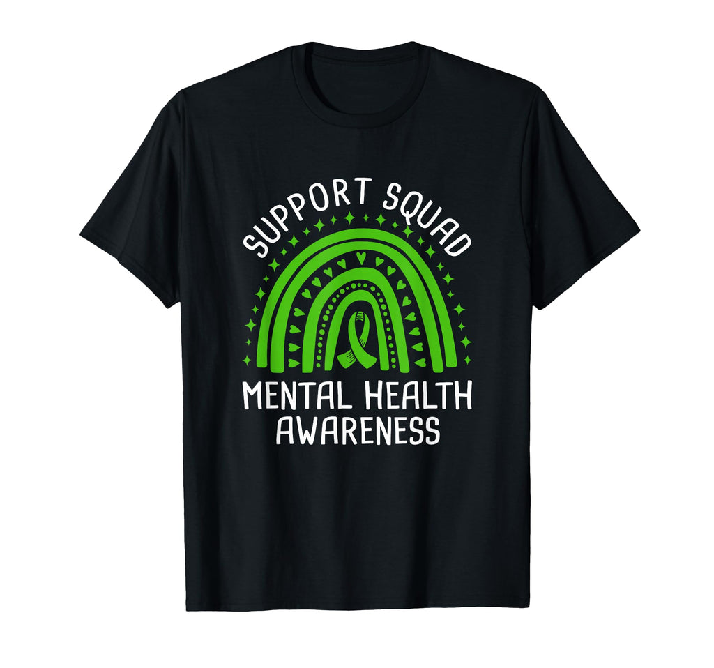 Support Squad Mental Health Awareness T-Shirt - Aesthetic Graphic Men Women - T-Shirt, Sweatshirt, Hoodie