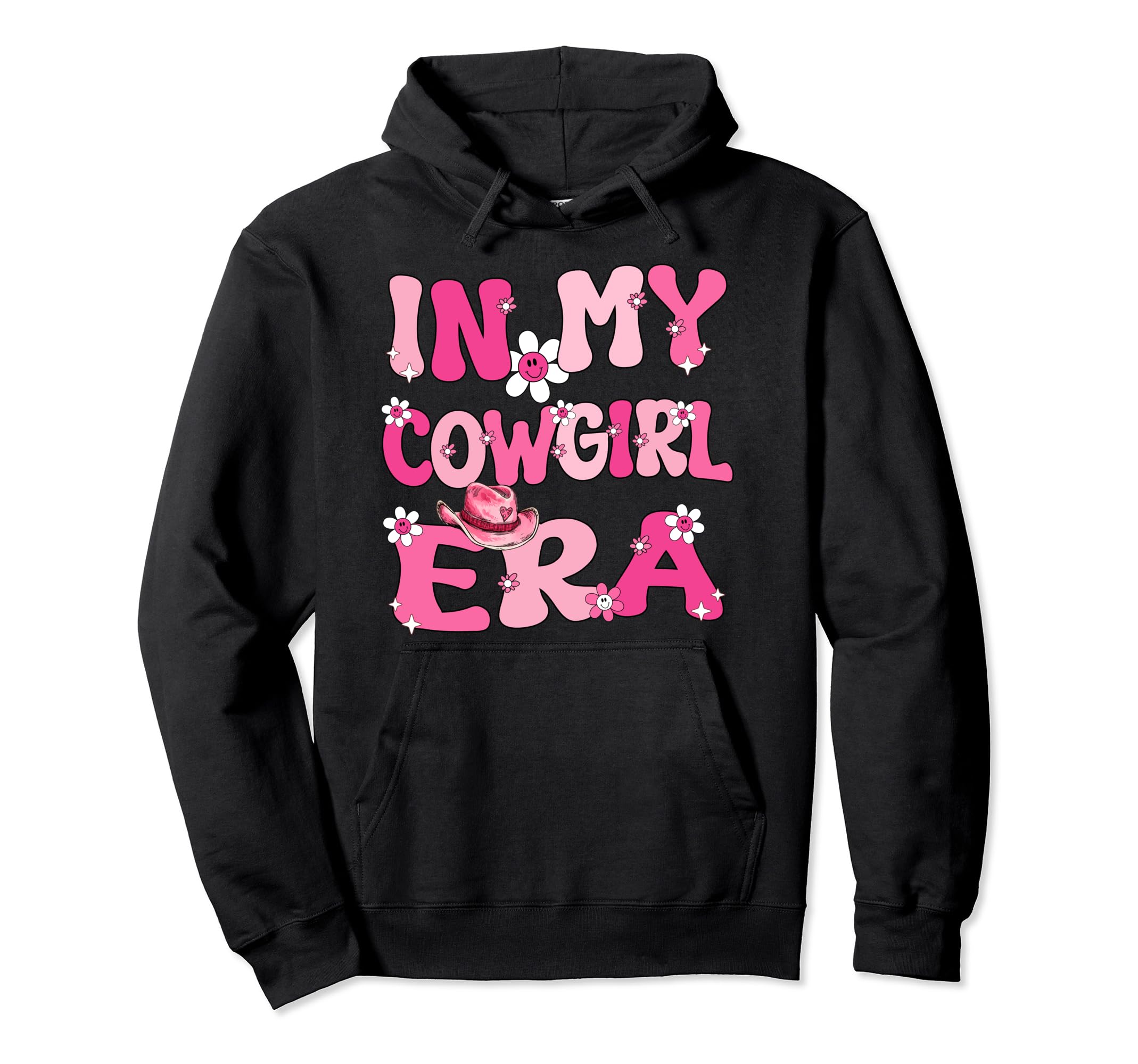 My Cowgirl Era Groovy Western Hoodie - Casual Everyday Wear for Adults - T-Shirt, Sweatshirt, Hoodie