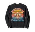 Im Just Here Savasana Yoga Sweatshirt - Casual Everyday Wear for Adults - T-Shirt, Sweatshirt, Hoodie