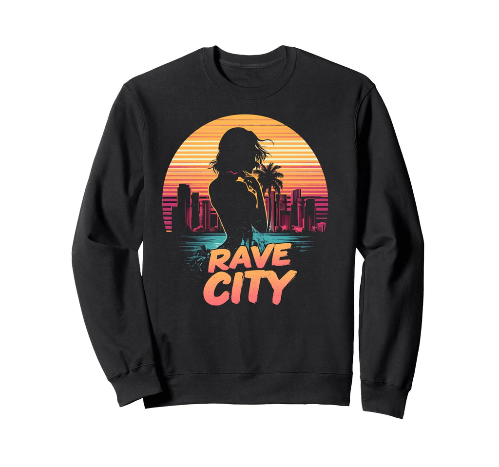 Electronic Dance Music 80S Summer Sweatshirt - Graphic Print Men Women - T-Shirt, Sweatshirt, Hoodie