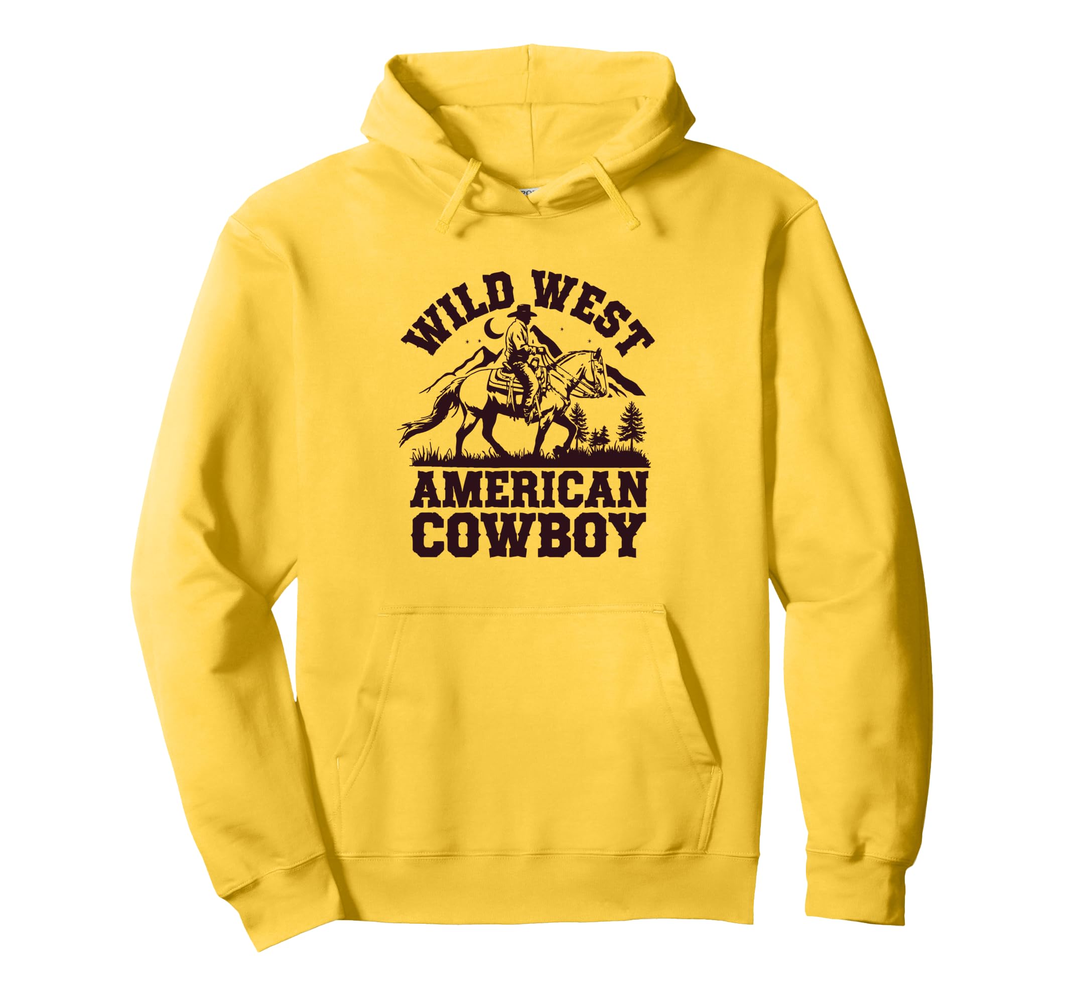 Cowboy Old Western West Gun Revolver Hoodie - Minimalist Print Men Women - T-Shirt, Sweatshirt, Hoodie