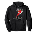 Traditional Cobra Tattoo Flash Hoodie - Fun Novelty Design Men Women - T-Shirt, Sweatshirt, Hoodie