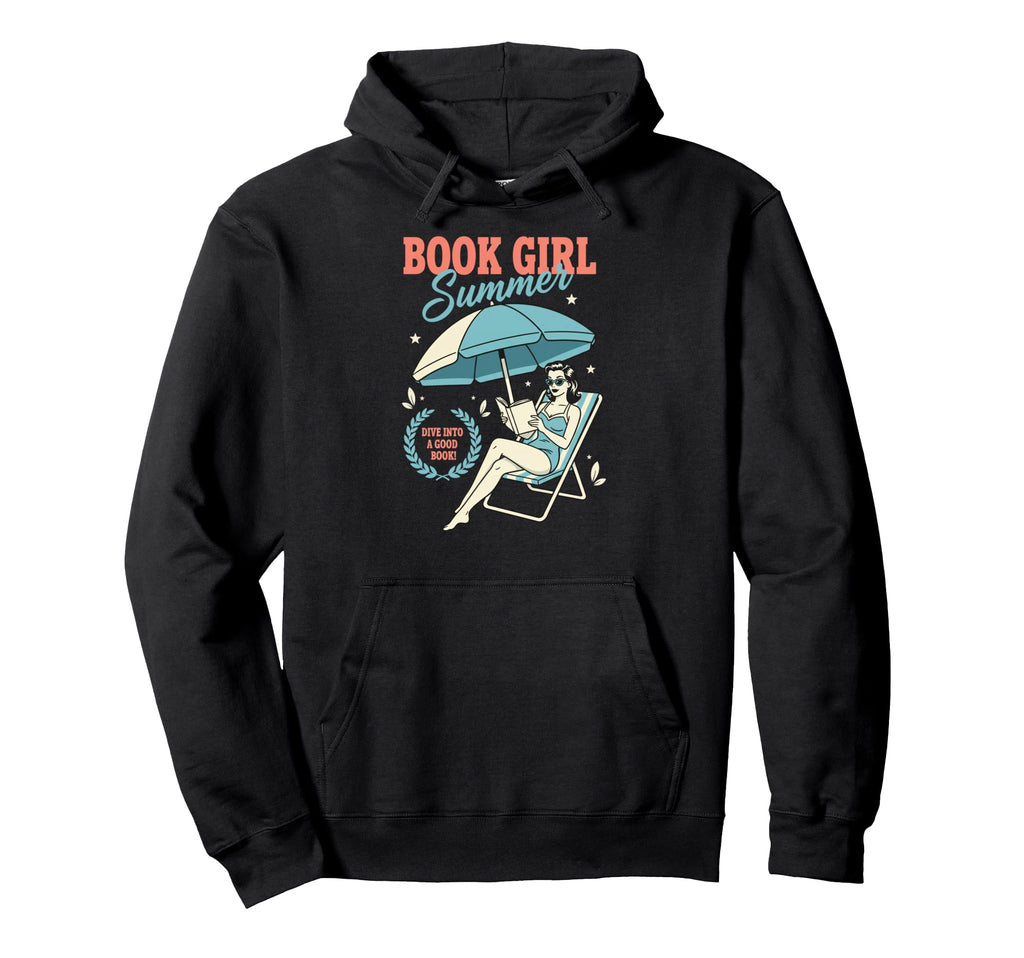 Book Summer Reading Beach Bookish Hoodie - Trendy Graphic for Adults - T-Shirt, Sweatshirt, Hoodie
