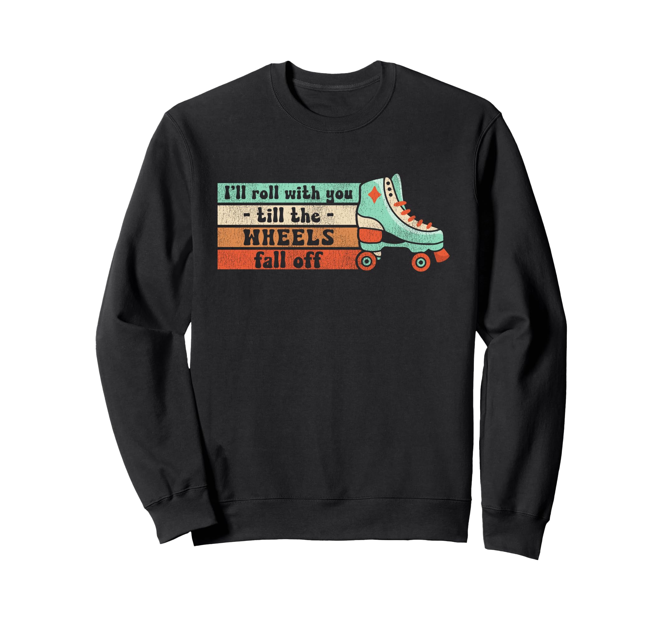 Roller Skating Skate 1970S Sweatshirt - Streetwear Style Men Women - T-Shirt, Sweatshirt, Hoodie