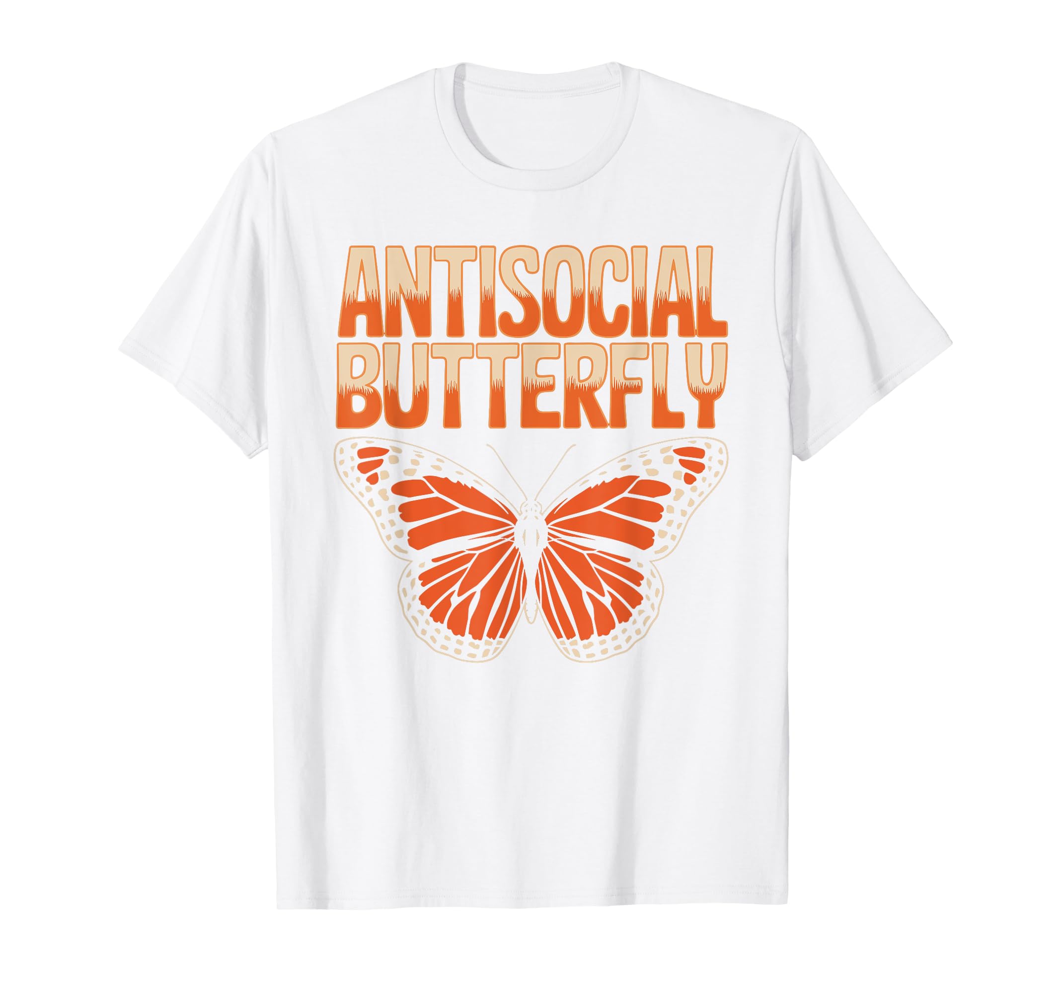 Antisocial Butterfly Funny Irony T-Shirt - Custom Art Print for Adults - T-Shirt, Sweatshirt, Hoodie
