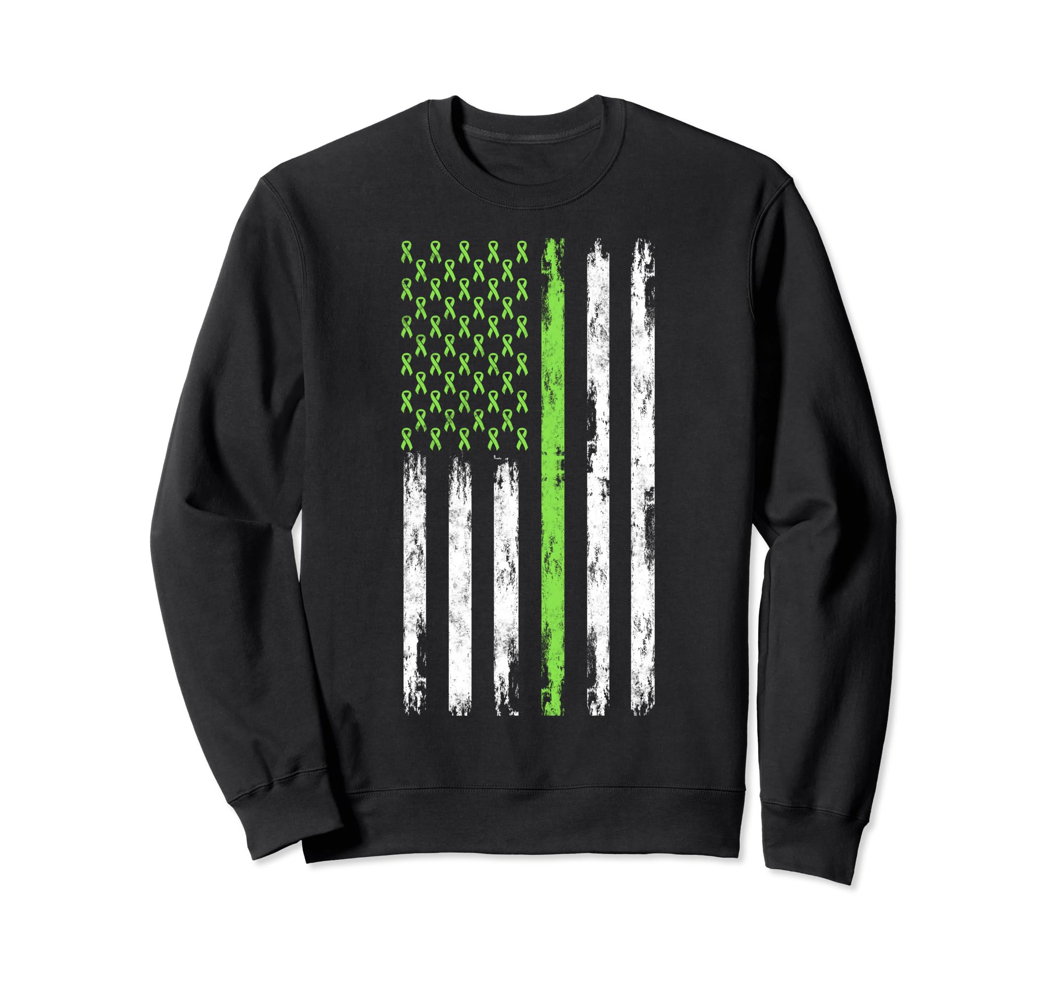 American Flag Patriotic Mental Sweatshirt - Casual Everyday Wear Unisex - T-Shirt, Sweatshirt, Hoodie