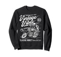 Vibes Rides Motorcycle Race Sweatshirt - Aesthetic Graphic Unisex - T-Shirt, Sweatshirt, Hoodie