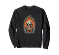 Flaming Skull Rebirth Tattoo Art Sweatshirt - Streetwear Style Unisex - T-Shirt, Sweatshirt, Hoodie