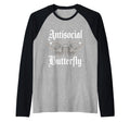 Antisocial Butterfly Gothic Moth Sweatshirt - Fun Novelty Design Unisex - T-Shirt, Sweatshirt, Hoodie