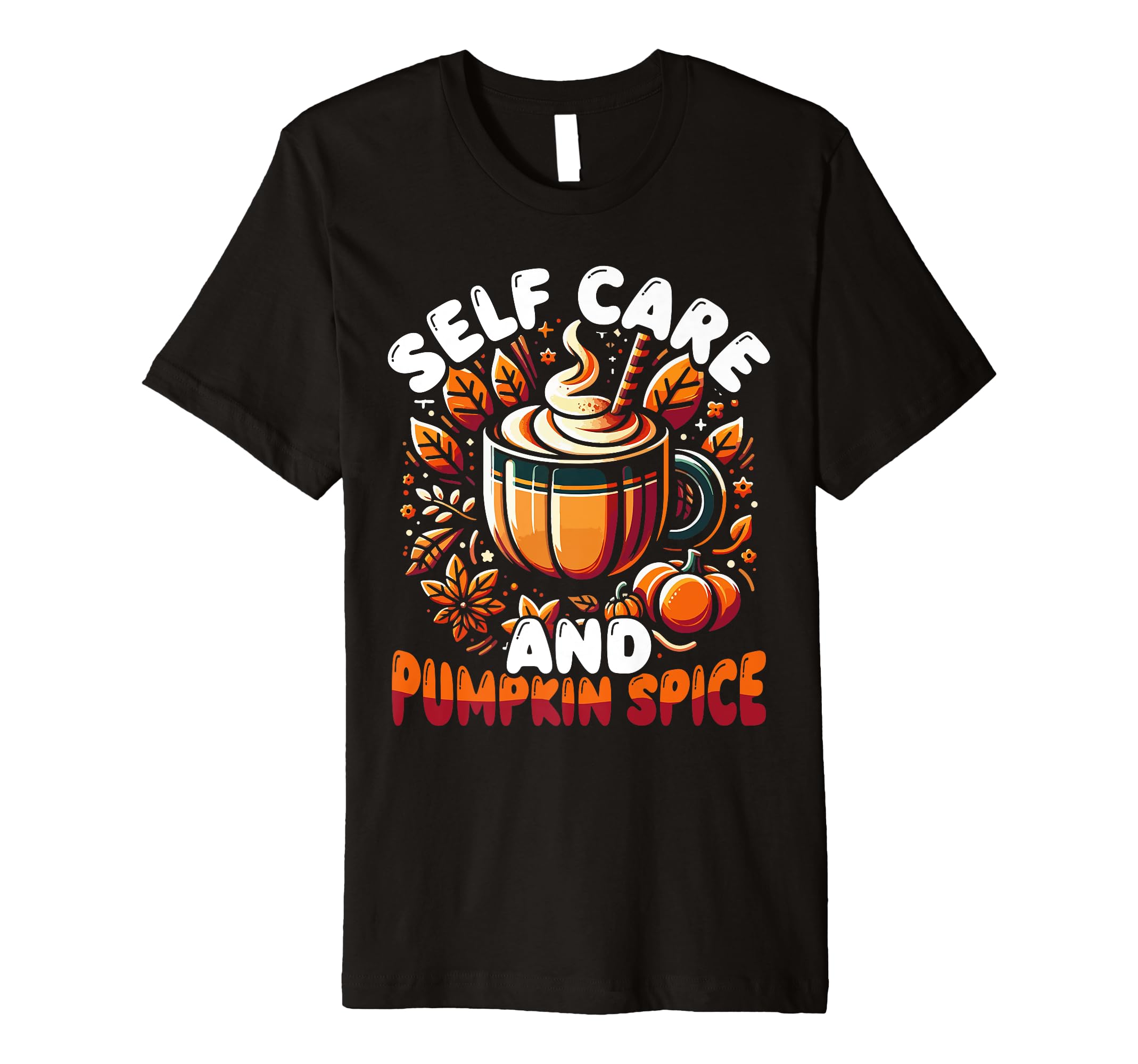 Autumn Fall Aesthetic Pumpkin Spice T-Shirt - Aesthetic Graphic for Adults - T-Shirt, Sweatshirt, Hoodie