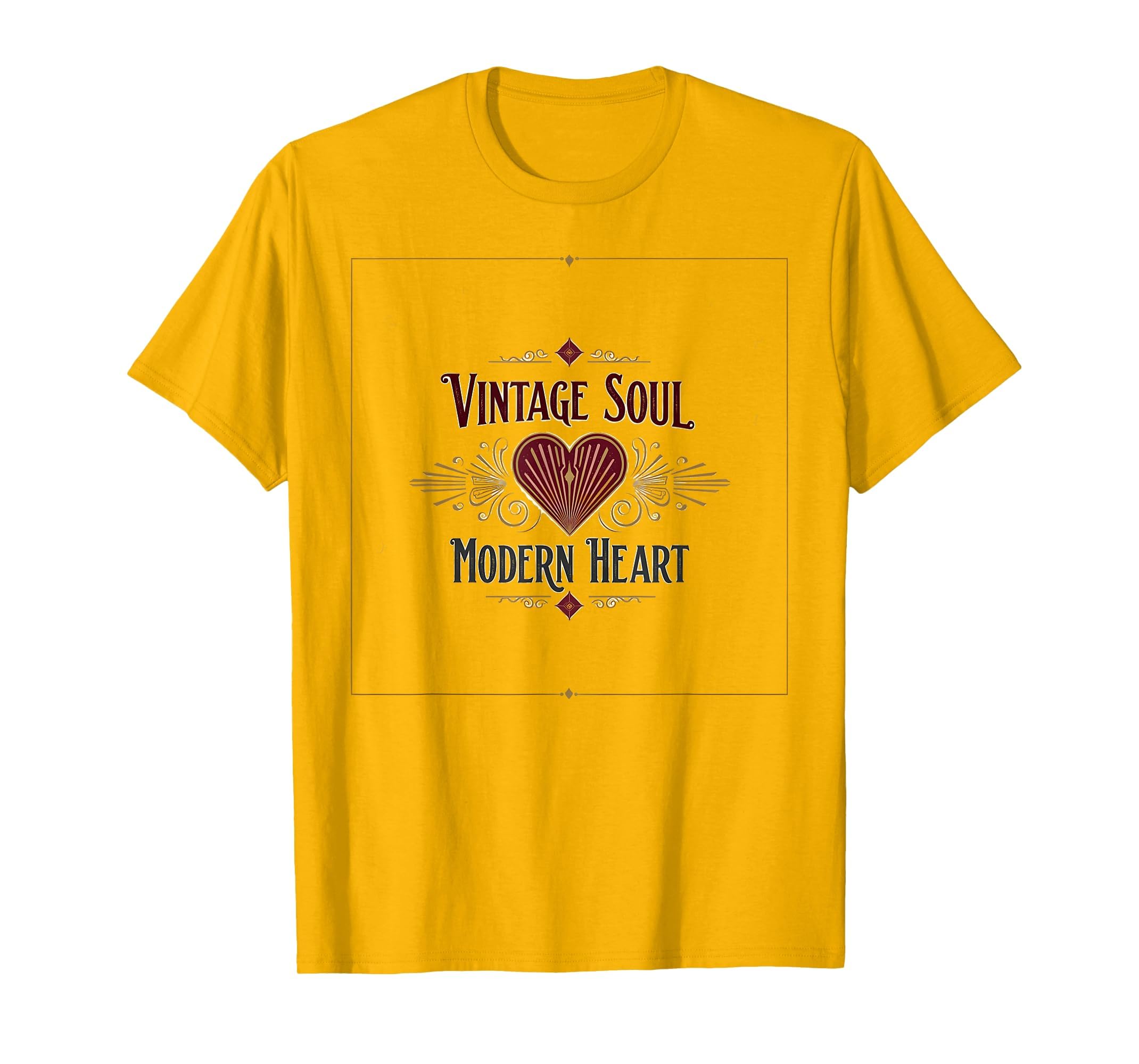 Soul Modern Heart Typography T-Shirt - Unique Graphic for Adults - T-Shirt, Sweatshirt, Hoodie