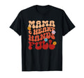 Mama Heart Hands Full Floral Typography T-Shirt - Unique Graphic Men Women - T-Shirt, Sweatshirt, Hoodie