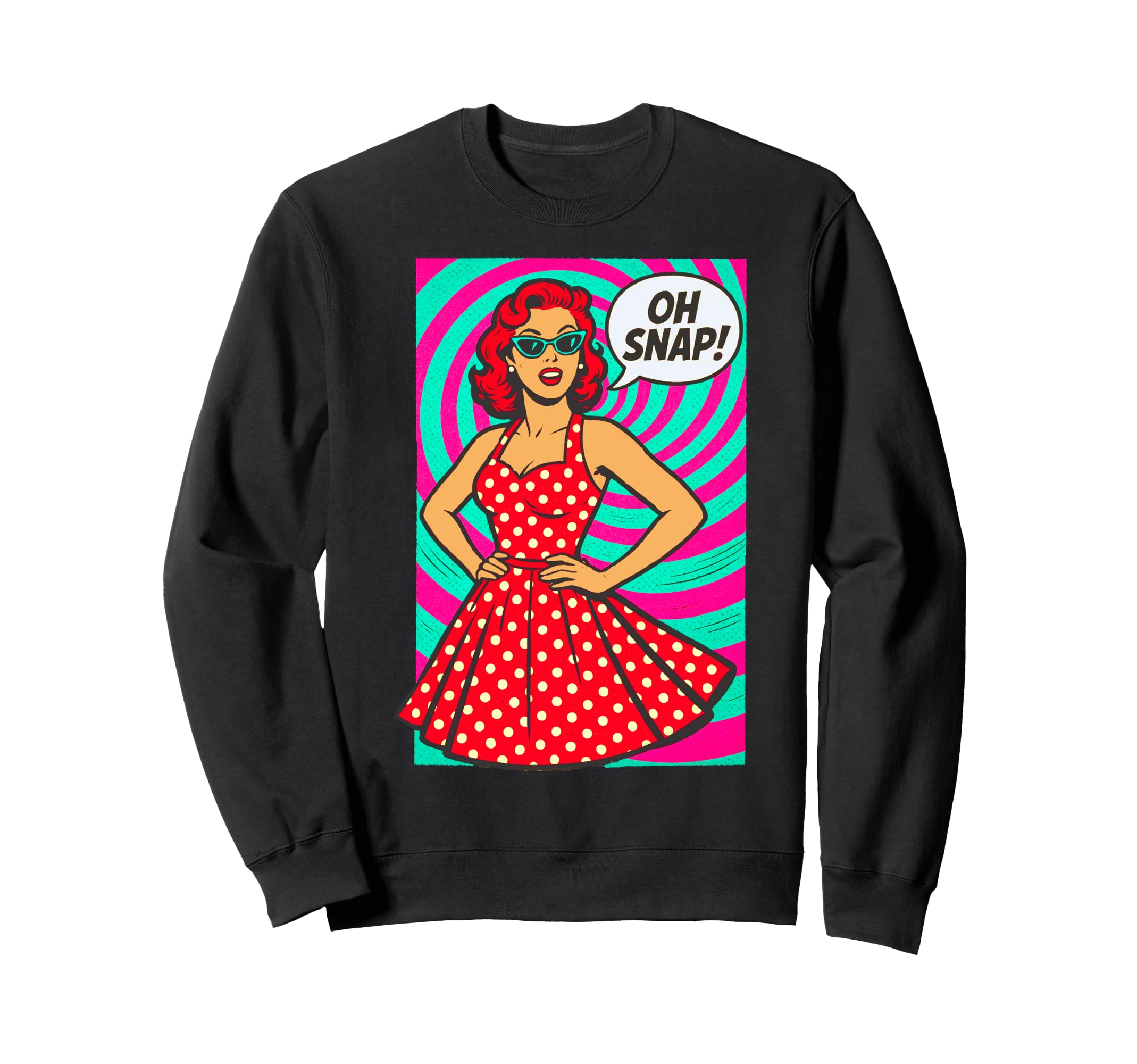 Pop Art Psychedelic 50S 60S Sweatshirt - Streetwear Style Men Women - T-Shirt, Sweatshirt, Hoodie