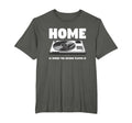 Home Is Where Record Player Is Music T-Shirt - Aesthetic Graphic Unisex - T-Shirt, Sweatshirt, Hoodie