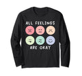 All Feelings Are Okay Suicide T-Shirt - Custom Art Print for Adults - T-Shirt, Sweatshirt, Hoodie
