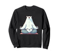 Meditation Polar Bear Yoga Sweatshirt - Casual Everyday Wear Men Women - T-Shirt, Sweatshirt, Hoodie