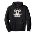 Meditation Koala Yoga Pose Relaxing Animal Hoodie - Graphic Print Men Women - T-Shirt, Sweatshirt, Hoodie