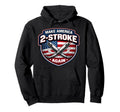 Make America Two Stroke Again Motorcycle Hoodie - Graphic Print for Adults - T-Shirt, Sweatshirt, Hoodie