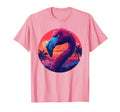 Flamingo Vaporwave Aesthetic Synthwave T-Shirt - Unique Graphic Men Women - T-Shirt, Sweatshirt, Hoodie