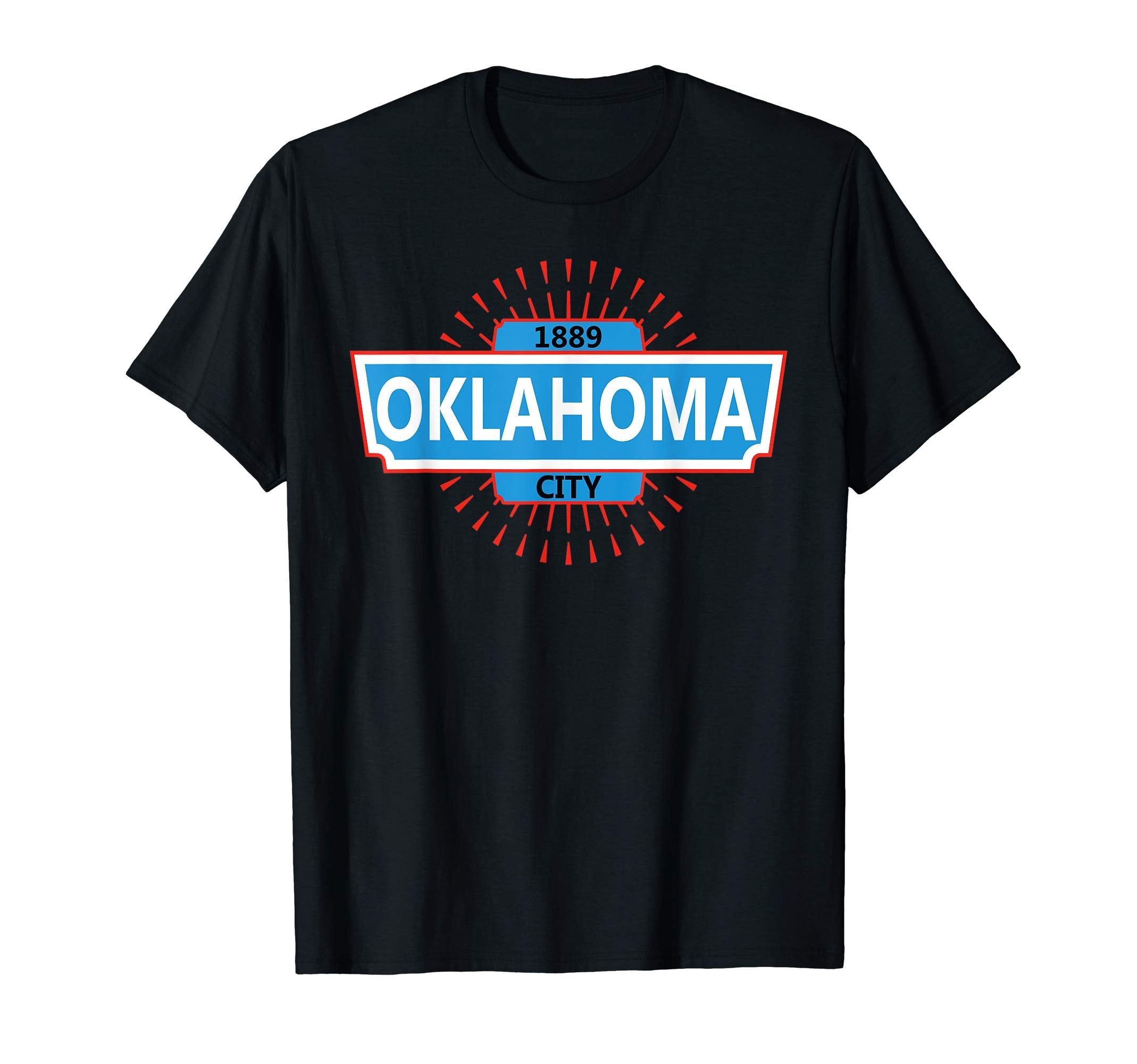 Oklahoma City Usa Typography T-Shirt - Minimalist Print for Adults - T-Shirt, Sweatshirt, Hoodie