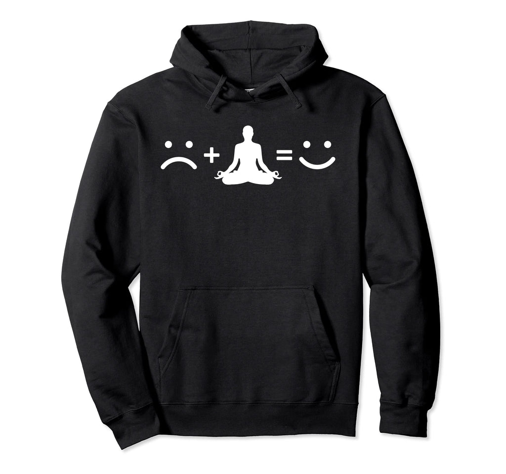 Budda Meditation Funny Zen Yoga Yogi Hoodie - Minimalist Print Men Women - T-Shirt, Sweatshirt, Hoodie