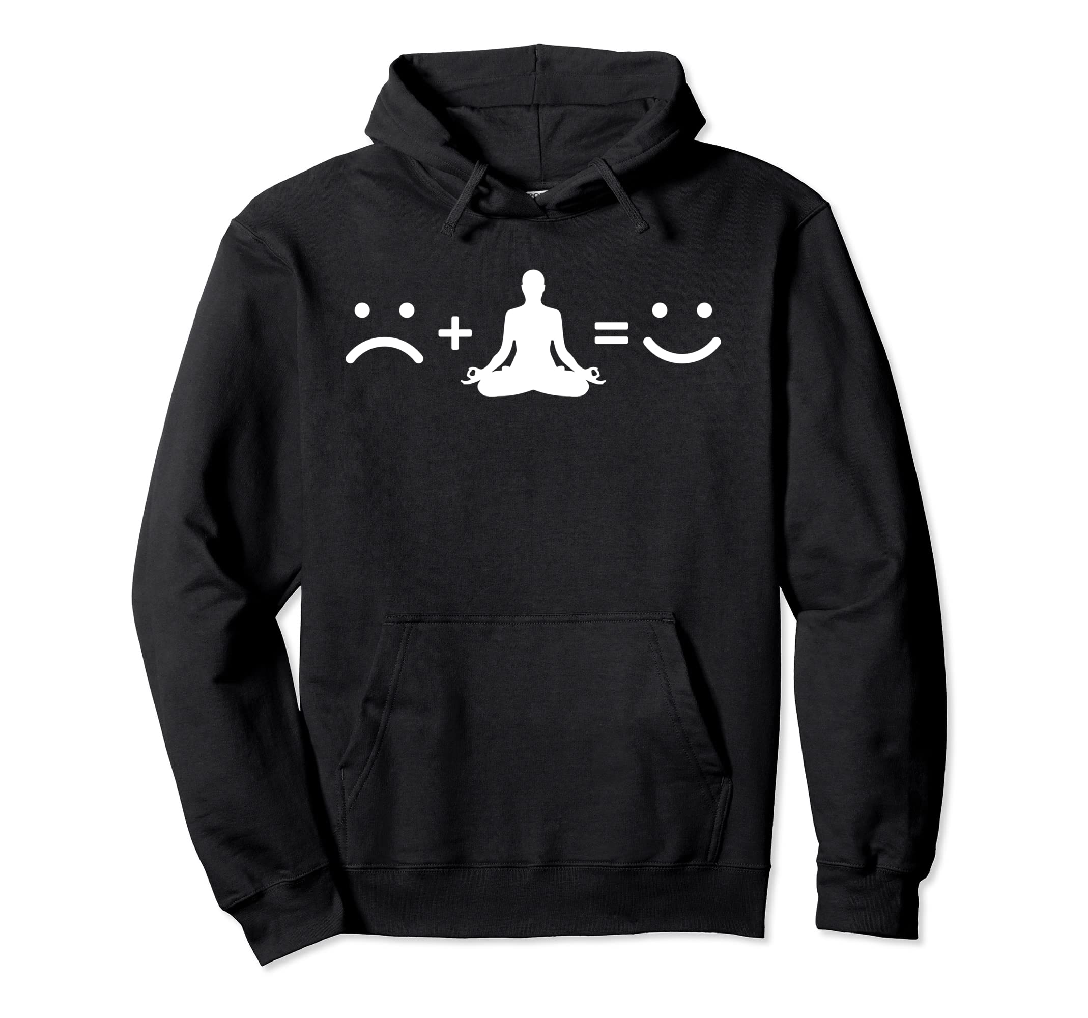 Budda Meditation Funny Zen Yoga Yogi Hoodie - Minimalist Print Men Women - T-Shirt, Sweatshirt, Hoodie