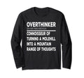 Overthinker Introverts T-Shirt - Trendy Graphic for Adults - T-Shirt, Sweatshirt, Hoodie