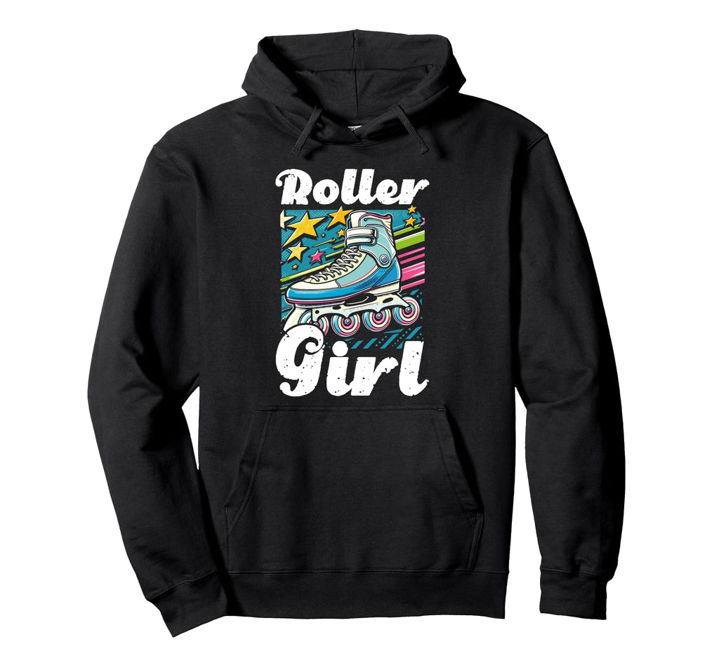 Roller 70S Skating Skater Skate Hoodie - Novelty Apparel Unisex - T-Shirt, Sweatshirt, Hoodie