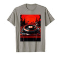 Vinyl Record Player Dj Music T-Shirt - Aesthetic Graphic for Adults - T-Shirt, Sweatshirt, Hoodie
