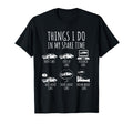 Things I Do My Spare Time Funny Car T-Shirt - Minimalist Print for Adults - T-Shirt, Sweatshirt, Hoodie