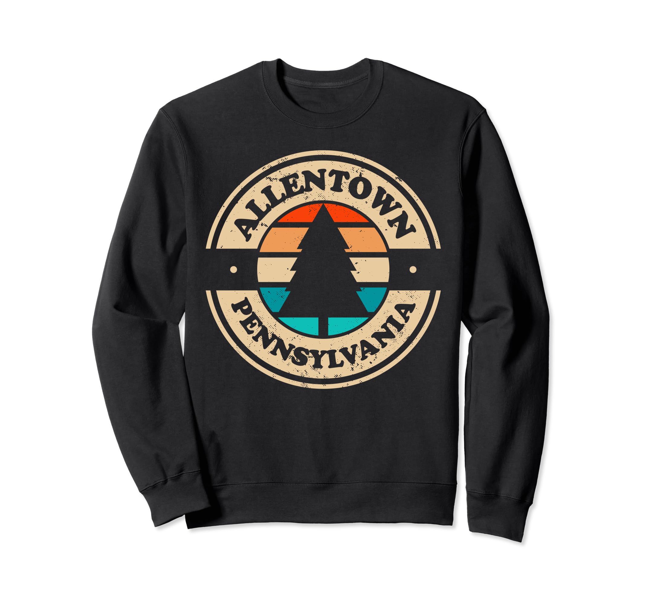 Allentown Pennsylvania Pa 70S 80S Sweatshirt - Custom Art Print Unisex - T-Shirt, Sweatshirt, Hoodie
