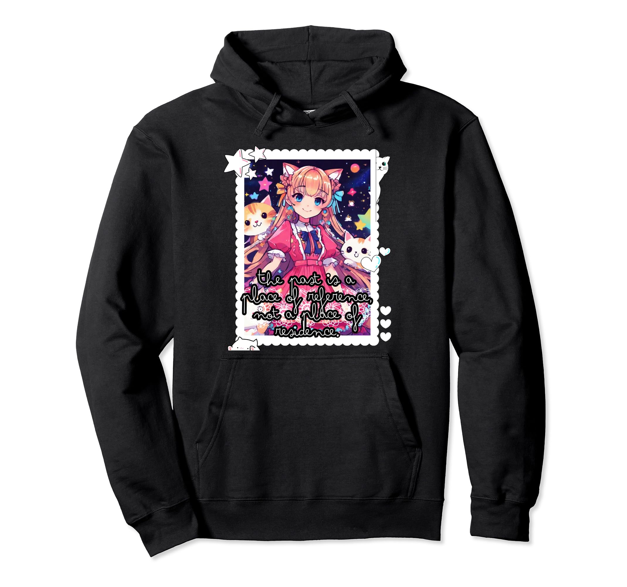 Darkness Transformed Kawaii Empowerment Hoodie - Custom Art Print Unisex - T-Shirt, Sweatshirt, Hoodie