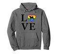 Dog Breed American Akita Word Love Hoodie - Aesthetic Graphic Unisex - T-Shirt, Sweatshirt, Hoodie