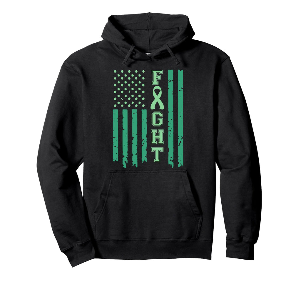 Fight Us Green Mental Health Matters Hoodie - Trendy Graphic for Adults - T-Shirt, Sweatshirt, Hoodie