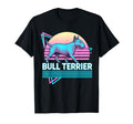 English Bull Terrier Synthwave Aesthetic T-Shirt - Minimalist Print Unisex - T-Shirt, Sweatshirt, Hoodie