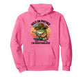 Hold Partner Im Overstimulated Cowboy Hoodie - Novelty Apparel for Adults - T-Shirt, Sweatshirt, Hoodie