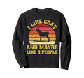 Funny Farm Animal Goats Lover Sunset Sweatshirt - Trendy Graphic Men Women - T-Shirt, Sweatshirt, Hoodie