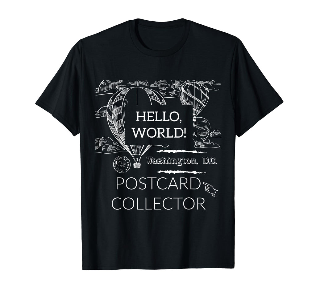 Postcard Collector Deltiologist Hobby T-Shirt - Graphic Print Men Women - T-Shirt, Sweatshirt, Hoodie