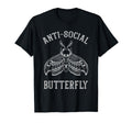 Anti Social Butterfly Introvert T-Shirt - Aesthetic Graphic Unisex - T-Shirt, Sweatshirt, Hoodie