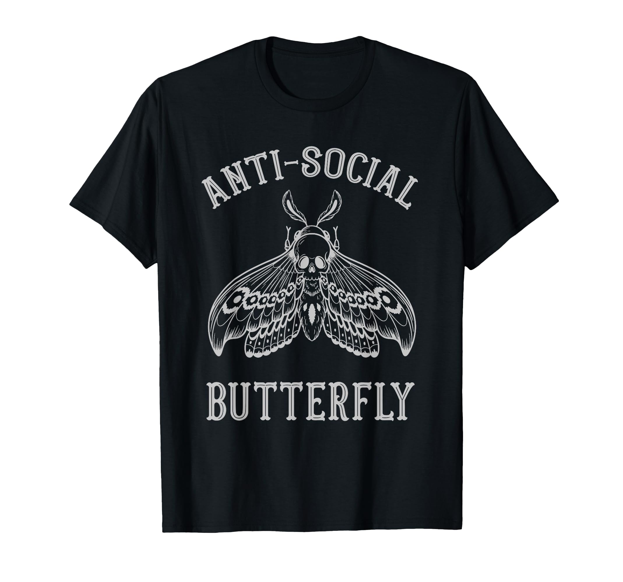 Anti Social Butterfly Introvert T-Shirt - Aesthetic Graphic Unisex - T-Shirt, Sweatshirt, Hoodie