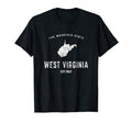 West Virginia Mountain State T-Shirt - Casual Everyday Wear Men Women - T-Shirt, Sweatshirt, Hoodie