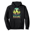 Waves Sunsets Surfrider Beach Malibu Hoodie - Trendy Graphic Unisex - T-Shirt, Sweatshirt, Hoodie