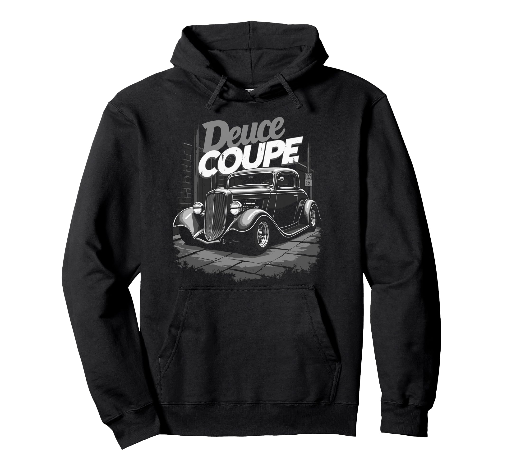1932 Hot Rod Car Deuce Coupe 3 Hoodie - Casual Everyday Wear Men Women - T-Shirt, Sweatshirt, Hoodie