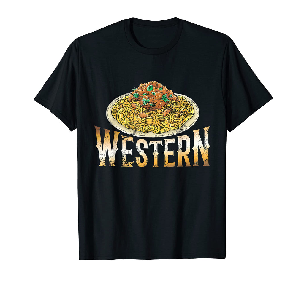 Spaghetti Western Funny Pun T-Shirt - Custom Art Print for Adults - T-Shirt, Sweatshirt, Hoodie