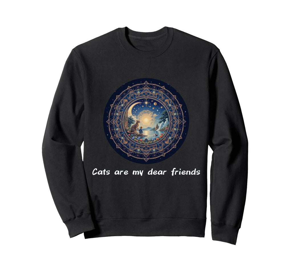 Cats Are My Best Friends Sacred Sweatshirt - Streetwear Style Men Women - T-Shirt, Sweatshirt, Hoodie